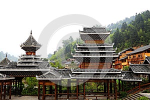 Zhaoxing village , The unique buildings of the nationalityÂ 